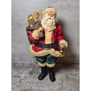Vintage Clothtique Possible Dreams 1985 #713028 Santa w Bag 10" Figure Christmas